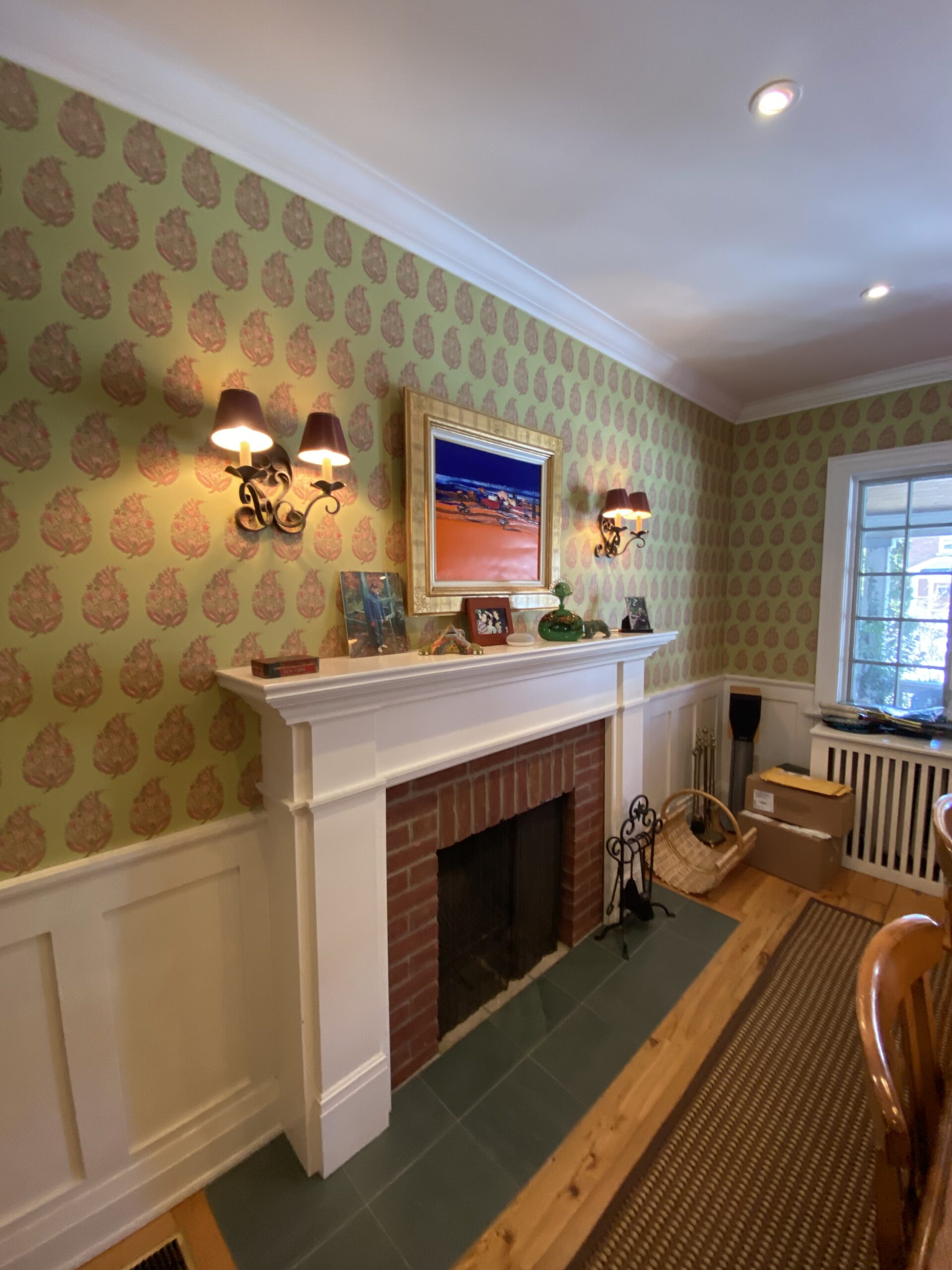 Dining room of Toronto Rosedale home before redesign
