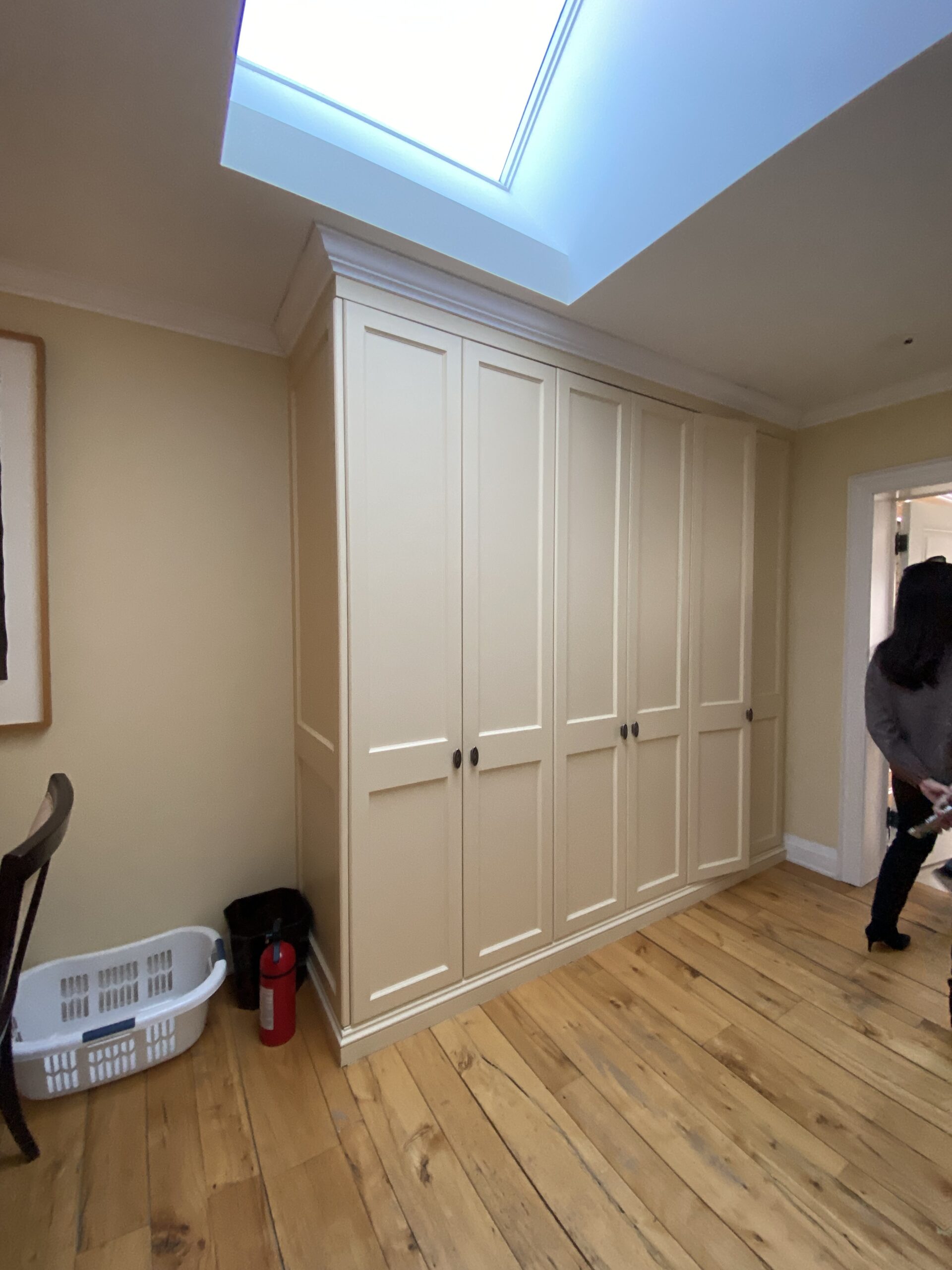 Wide hallway space in Rosedale Toronto home before redesign