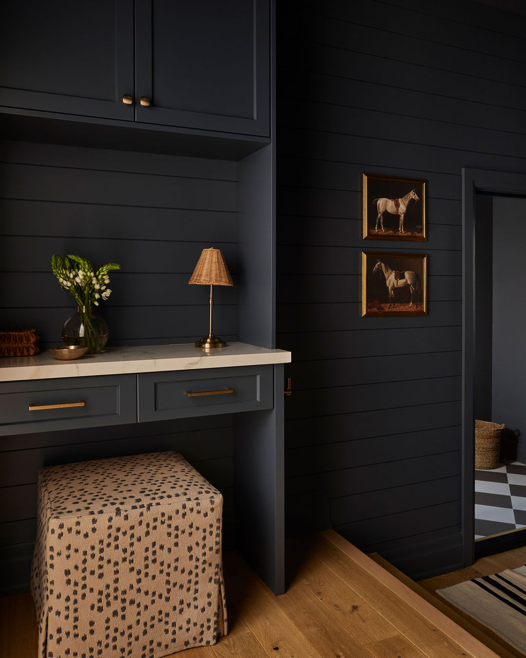 Family-friendly mudroom with built-in storage and durable finishes for a busy Hamilton-area home